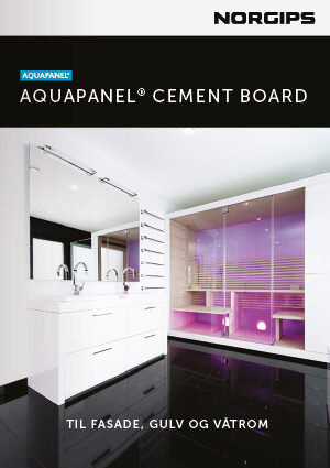 Lenke til Aquapanel Cement board brosjyre